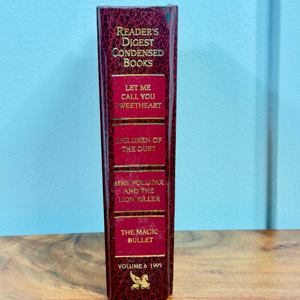 Readers Digest Condensed Books Vol 6 1995 Mary Higgins Clark Dorothy Gilman‎ HC